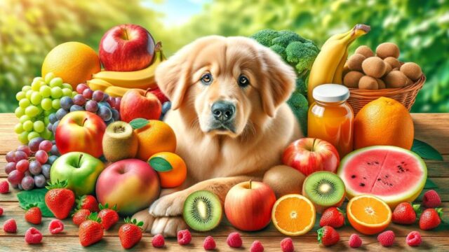 犬の果物